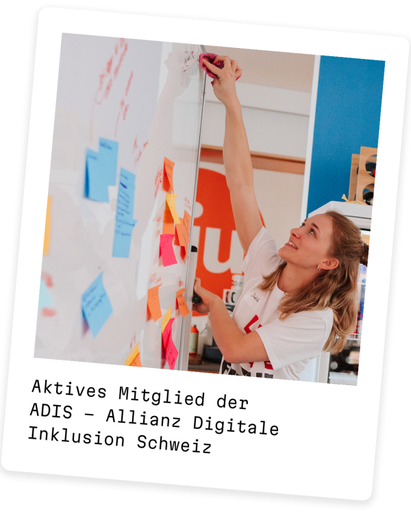 Aktives Mitglied der  ADIS – Allianz Digitale Inklusion Schweiz