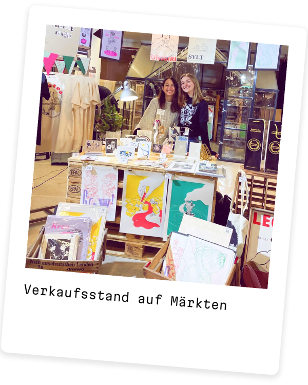 Verkaufsstand Prints